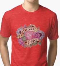 Roll Like a Girl Tri-blend T-Shirt