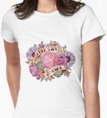 Roll Like a Girl Women's Fitted T-Shirt