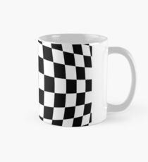#black, #white, #chess, #checkered, #pattern, #flag, #board, #abstract, #chessboard, #checker, #square Mug