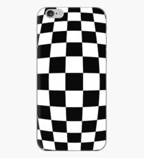 #black, #white, #chess, #checkered, #pattern, #flag, #board, #abstract, #chessboard, #checker, #square iPhone Case