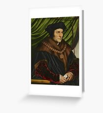 Hans Holbein the Younger - Sir Thomas More Greeting Card