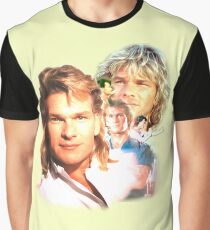 Patrick Swayze Mural Graphic T-Shirt
