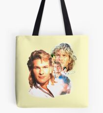 Patrick Swayze Mural Tote Bag