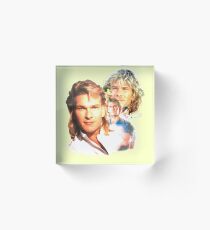 Patrick Swayze Wandbild Acrylblock