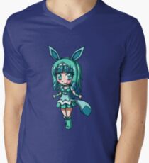 Glaceon Magical Girl Chibi Men's V-Neck T-Shirt
