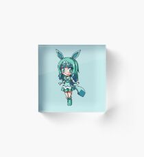 Glaceon Magical Girl Chibi Acrylic Block