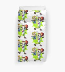 The Loud House Luan loud and Mr. Coconuts Duvet Cover