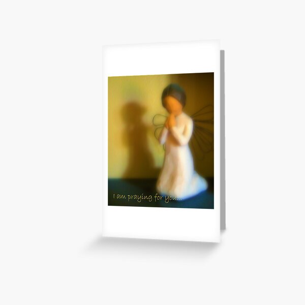 I am praying for you... Greeting Card