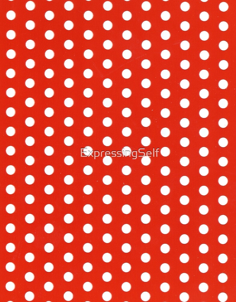 Home Decor Classic Red And White Polka Dots By Expressingself