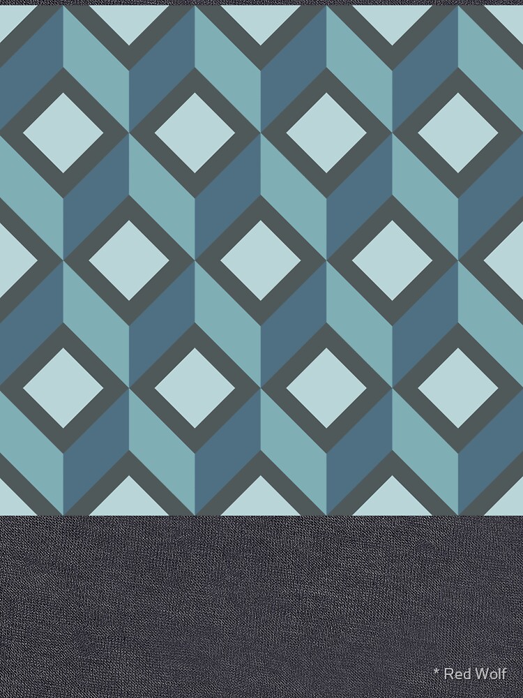 Geometric Pattern: Diamond Chevron: Steel by redwolfoz