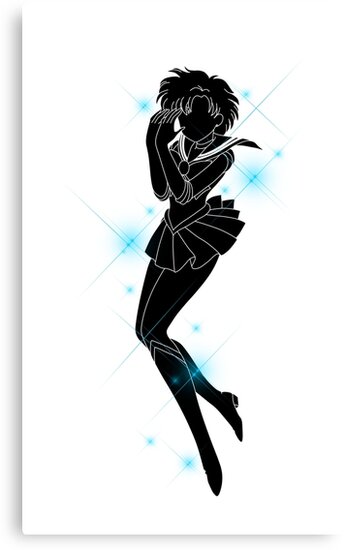 Image result for sailor mercury silhouette