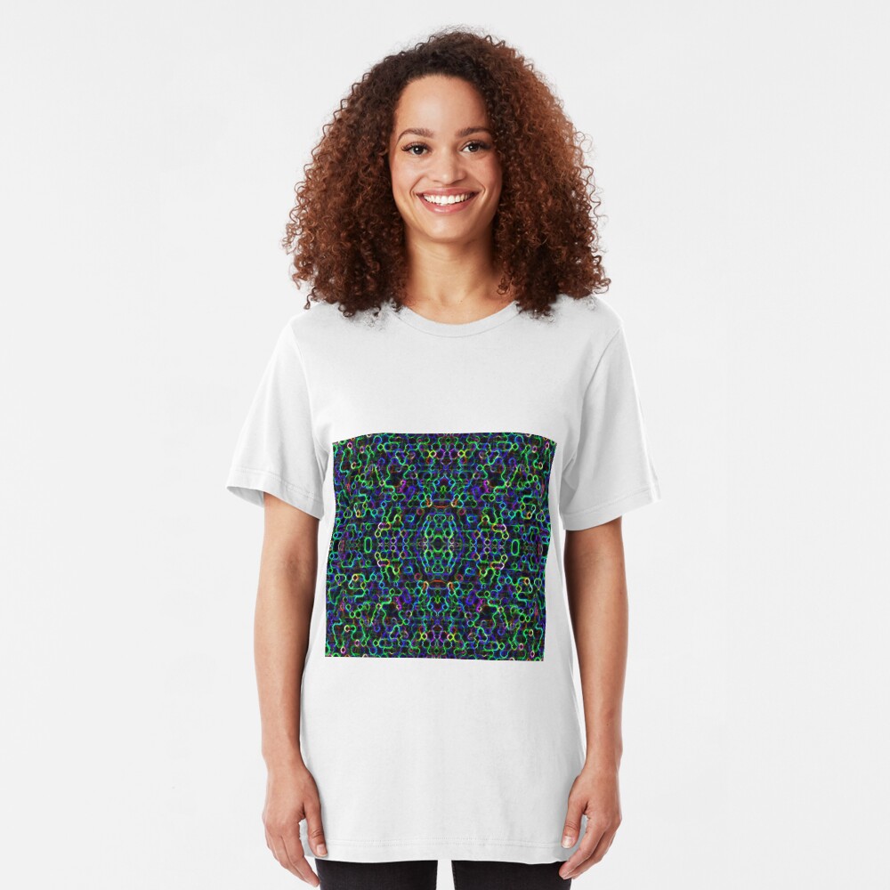 Candy Necklace - Limeberry Slim Fit T-Shirt