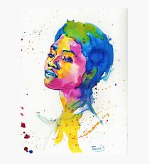 Ink portrait Photographic Print