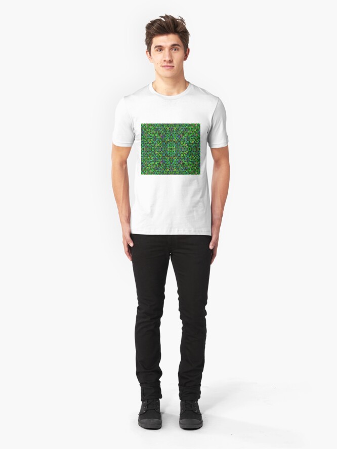 Alternate view of Candy Necklace - Lemonlime Slim Fit T-Shirt