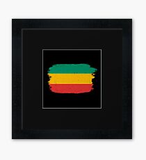 Rastafari Gerahmtes Wandbild