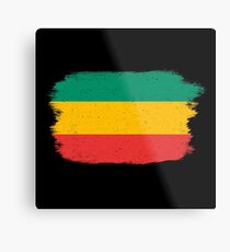Rastafari Metalldruck