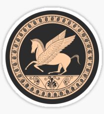Ancient Greek Pegasus Design Sticker