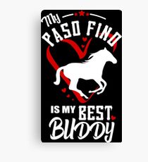 Paso fino horse graphic heart quote best buddy Canvas Print