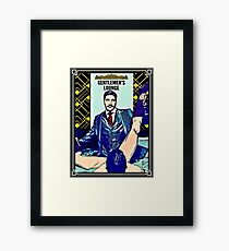 Gentlemen’s Lounge Framed Print