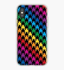 Cats Hounds Tooth Rainbow iPhone Case