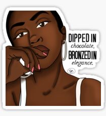 Chocolate Elegance Sticker