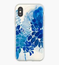 bouquet bleu abstrai/abstract blue bouquet iPhone Case
