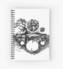 inverted stone Spiral Notebook