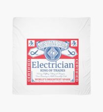 Funny Electrician Shirt Beer Drinking Retired Gift T-Shirt Scarf
