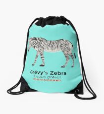 Grévy's Zebra Drawstring Bag