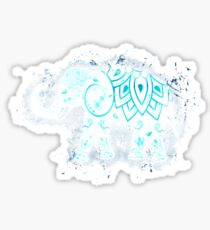 Elephant animal glowing Art Sticker