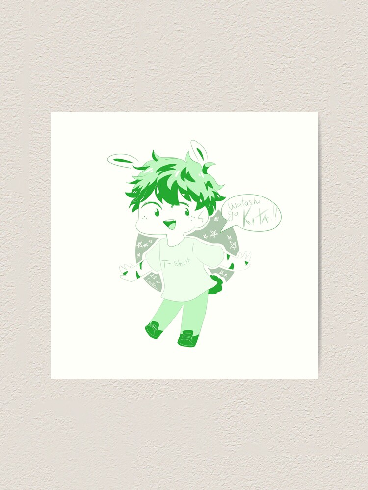 Baby Boy Deku Art Print By Itsmecinky Redbubble