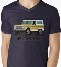 Vintage Bronco Men's V-Neck T-Shirt