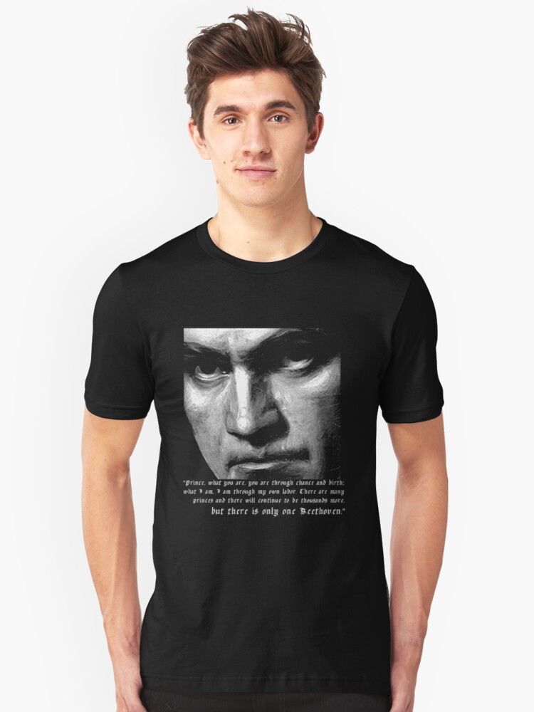 Alternate view of There is only one Beethoven! Slim Fit T-Shirt