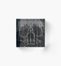 Matrixschädel | Die Matrix | Schädel | Schädel | Rote Pille | Blaue Pille Acrylblock