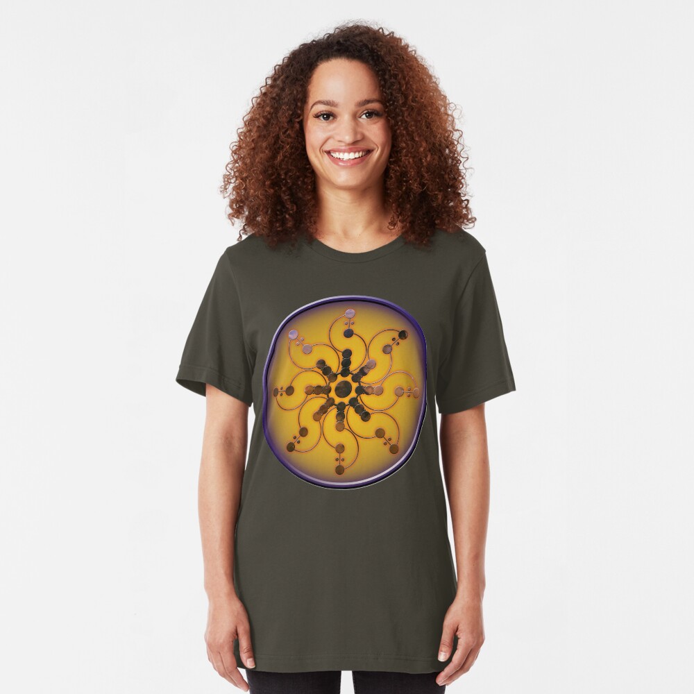 Crop circle Tidcombe - Wiltshire 2009 Slim Fit T-Shirt