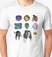 Floating M9 heads Unisex T-Shirt