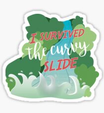 I Survived the Curvy Slide Sticker