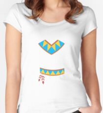 Indian Boy Costume For Halloween and Thanksgiving Fitted Scoop T-Shirt