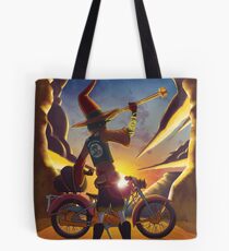 Wilco the Biker Wizard Tote Bag