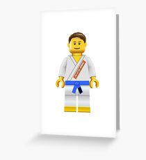 Jiu-Jitsu Maniac Blue Belt Grußkarte