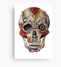 MechaSkull Canvas Print