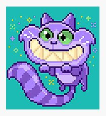 8-bit Cheshire Cat Photographic Print