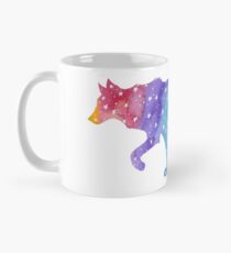 Regenbogen Aquarell Star Wolf Tasse (Standard)