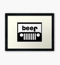 Jeep beer Framed Print