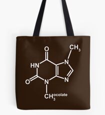 Theobromine Molecule - Chocolate Tote Bag