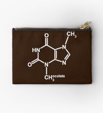Theobromine Molecule - Chocolate Studio Pouch