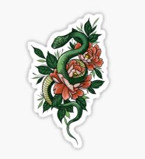 Floral snake Sticker