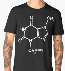 Theobromine Molecule - Chocolate Men's Premium T-Shirt