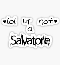 lol ur not a Salvatore Sticker