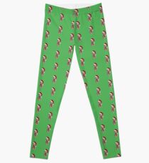 Cute and Funny Santa Bacon Leggings